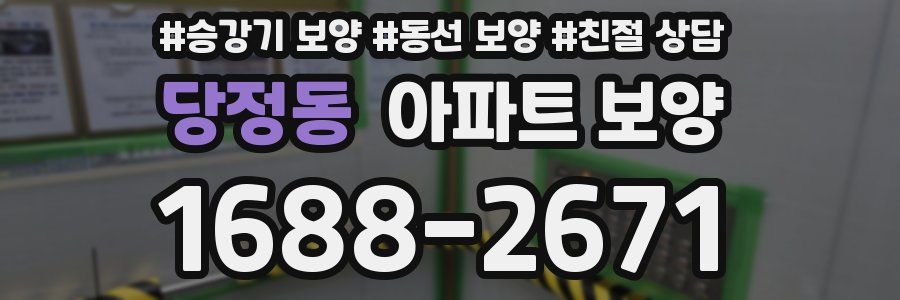 당정동 아파트 보양