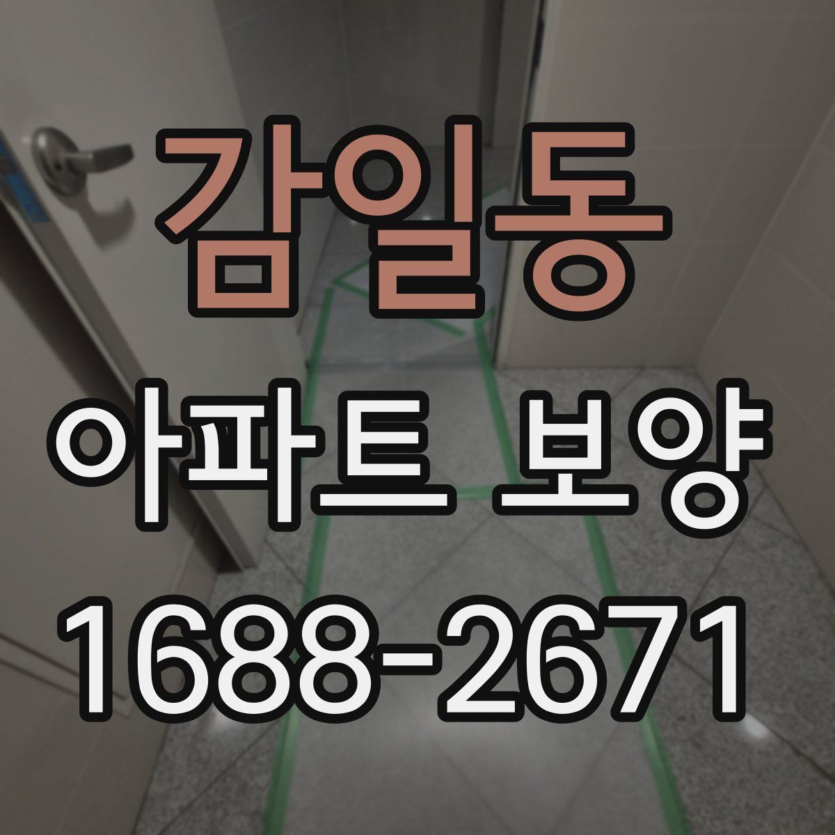 감일동 아파트 보양