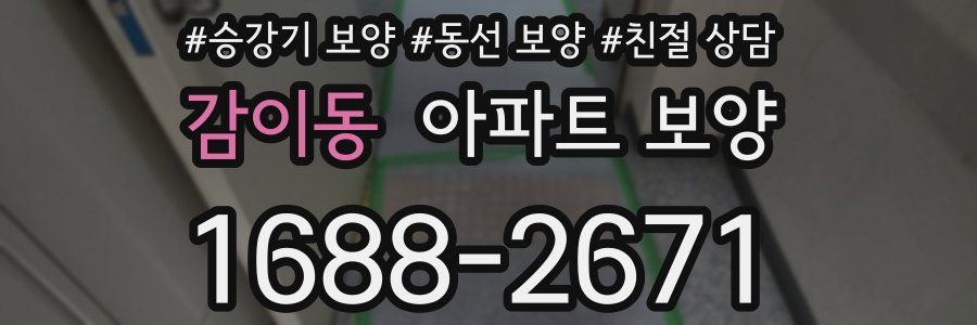 감이동 아파트 보양