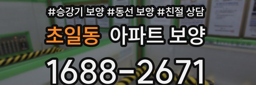 초일동 아파트 보양