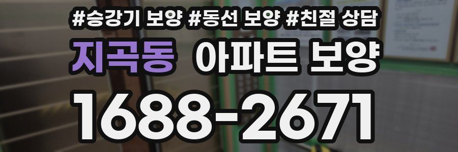 지곡동 아파트 보양