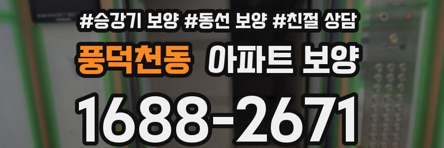 풍덕천동 아파트 보양