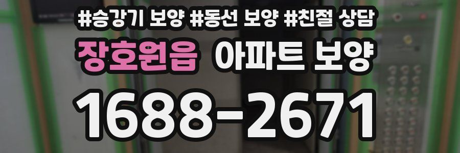 장호원읍 아파트 보양