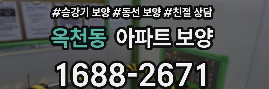 옥천동 아파트 보양