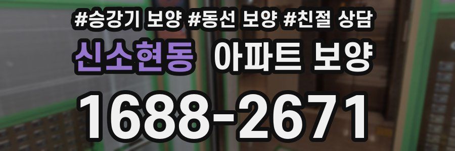 신소현동 아파트 보양