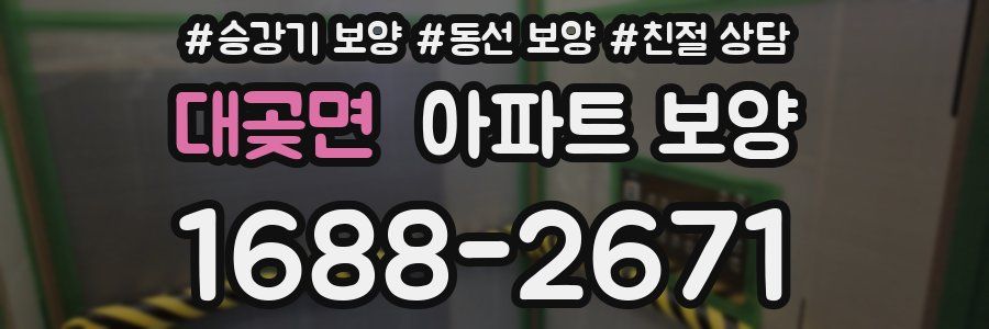 대곶면 아파트 보양