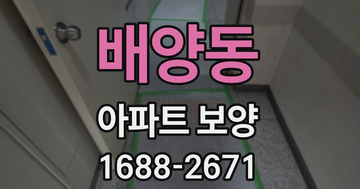 배양동 아파트 보양