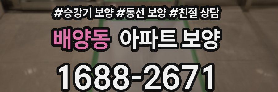 배양동 아파트 보양