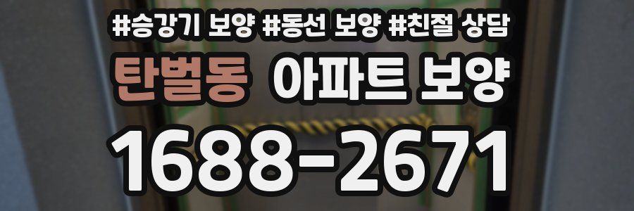 탄벌동 아파트 보양