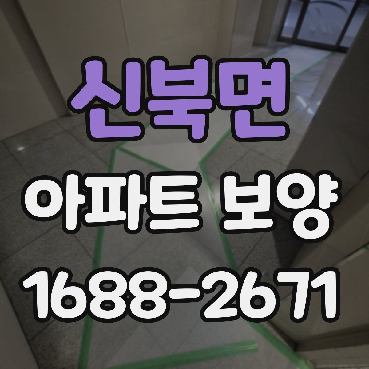 신북면 아파트 보양
