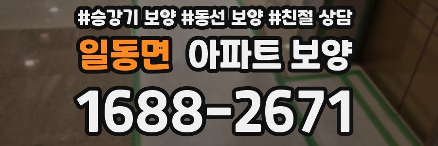 일동면 아파트 보양