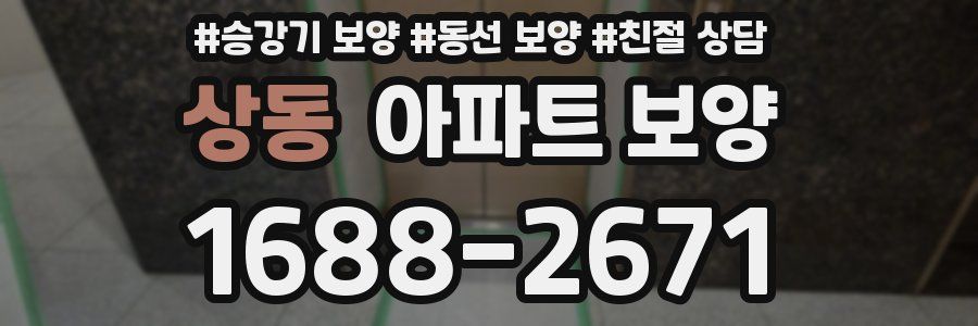 상동 아파트 보양