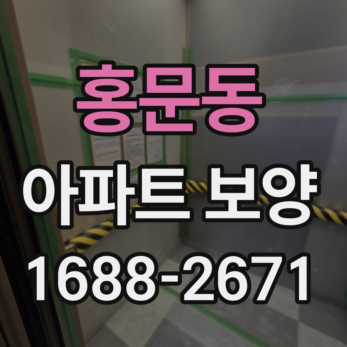 홍문동 아파트 보양 비용과 일정의 상관관계