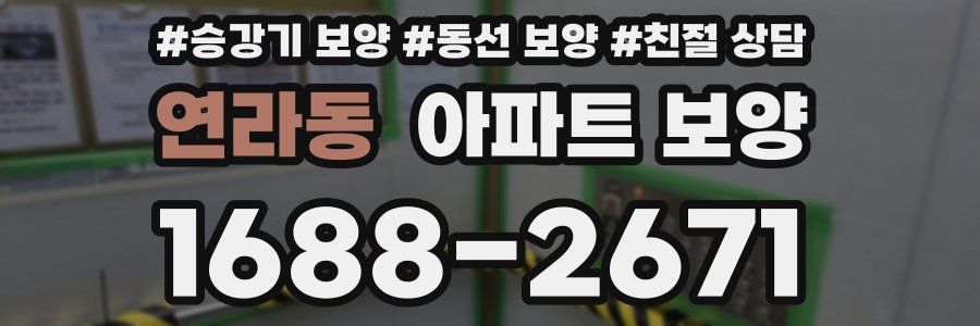 연라동 아파트 보양