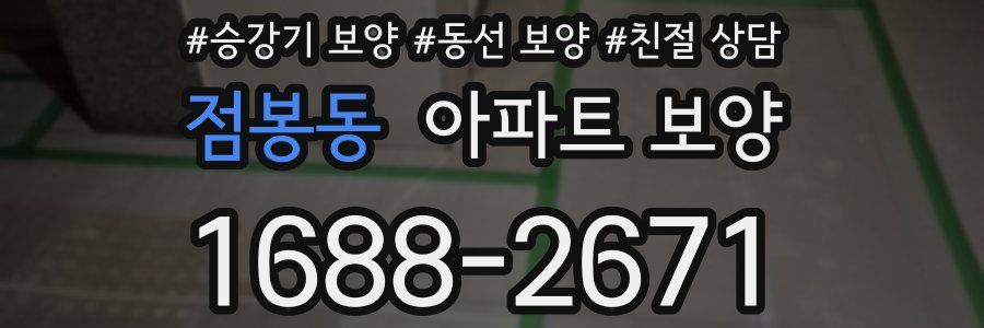 점봉동 아파트 보양
