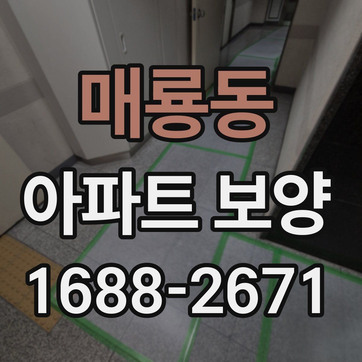 매룡동 아파트 보양 범위는 어디까지 필요한가