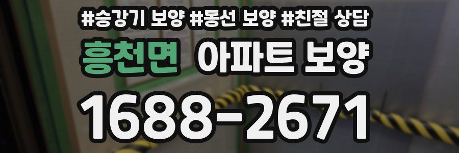 흥천면 아파트 보양