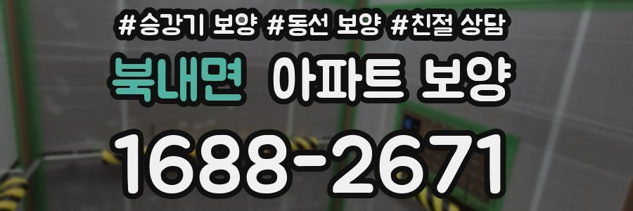 북내면 아파트 보양