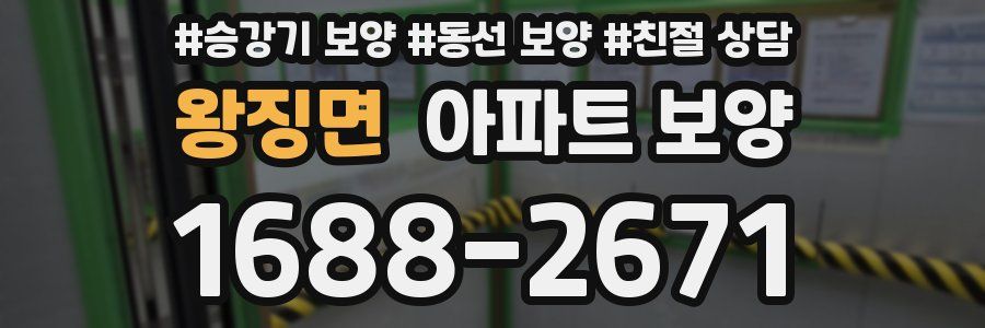 왕징면 아파트 보양