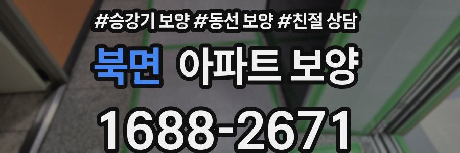 북면 아파트 보양