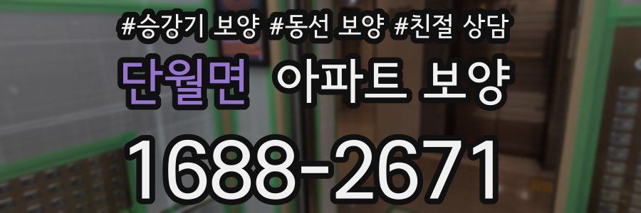 단월면 아파트 보양