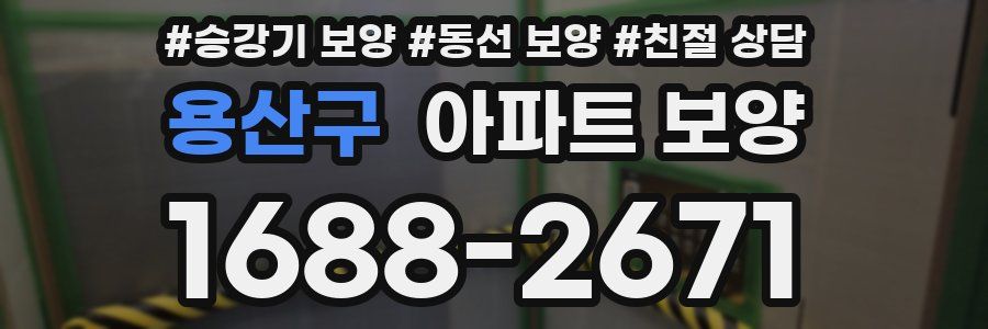 용산구 아파트 보양