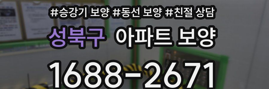 성북구 아파트 보양