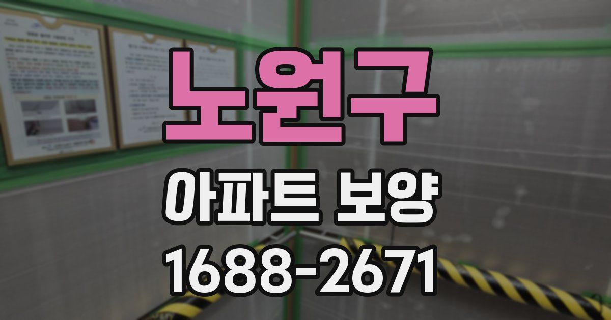 노원구 아파트 보양