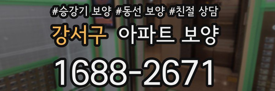 강서구 아파트 보양