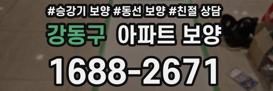강동구 아파트 보양