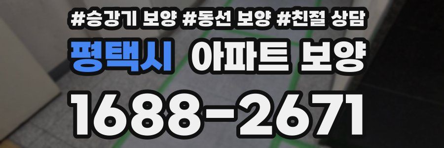 평택시 아파트 보양