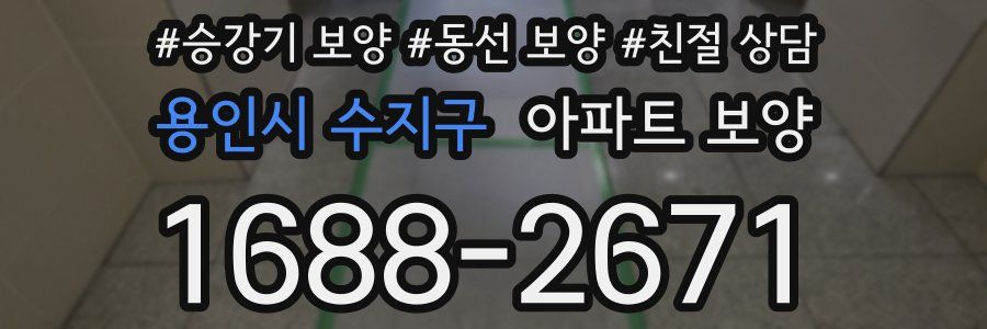 용인시 수지구 아파트 보양
