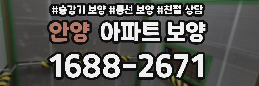 안양 아파트 보양