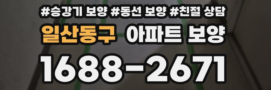 일산동구 아파트 보양