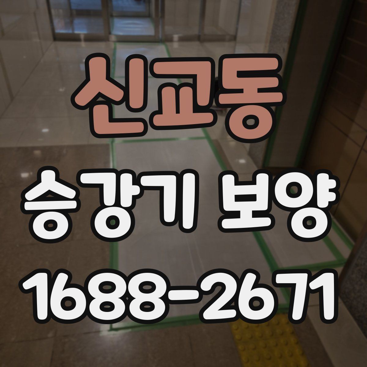 신교동 승강기 보양 시 보호 범위를 정하는 기준