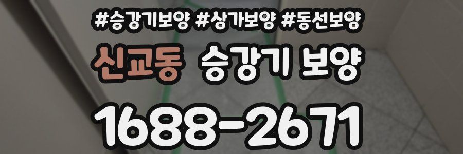 신교동 승강기 보양