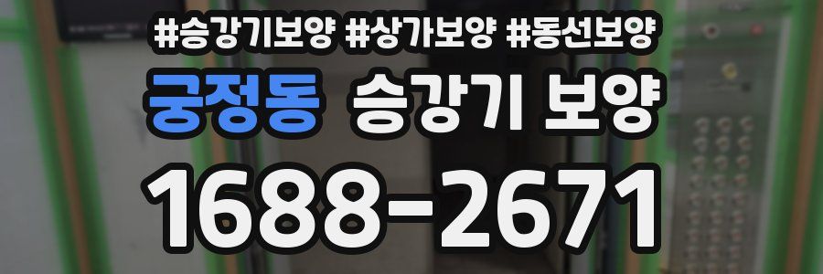 궁정동 승강기 보양