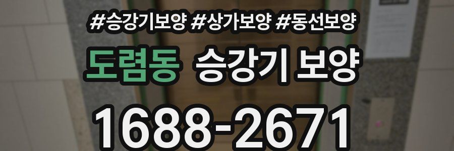 도렴동 승강기 보양