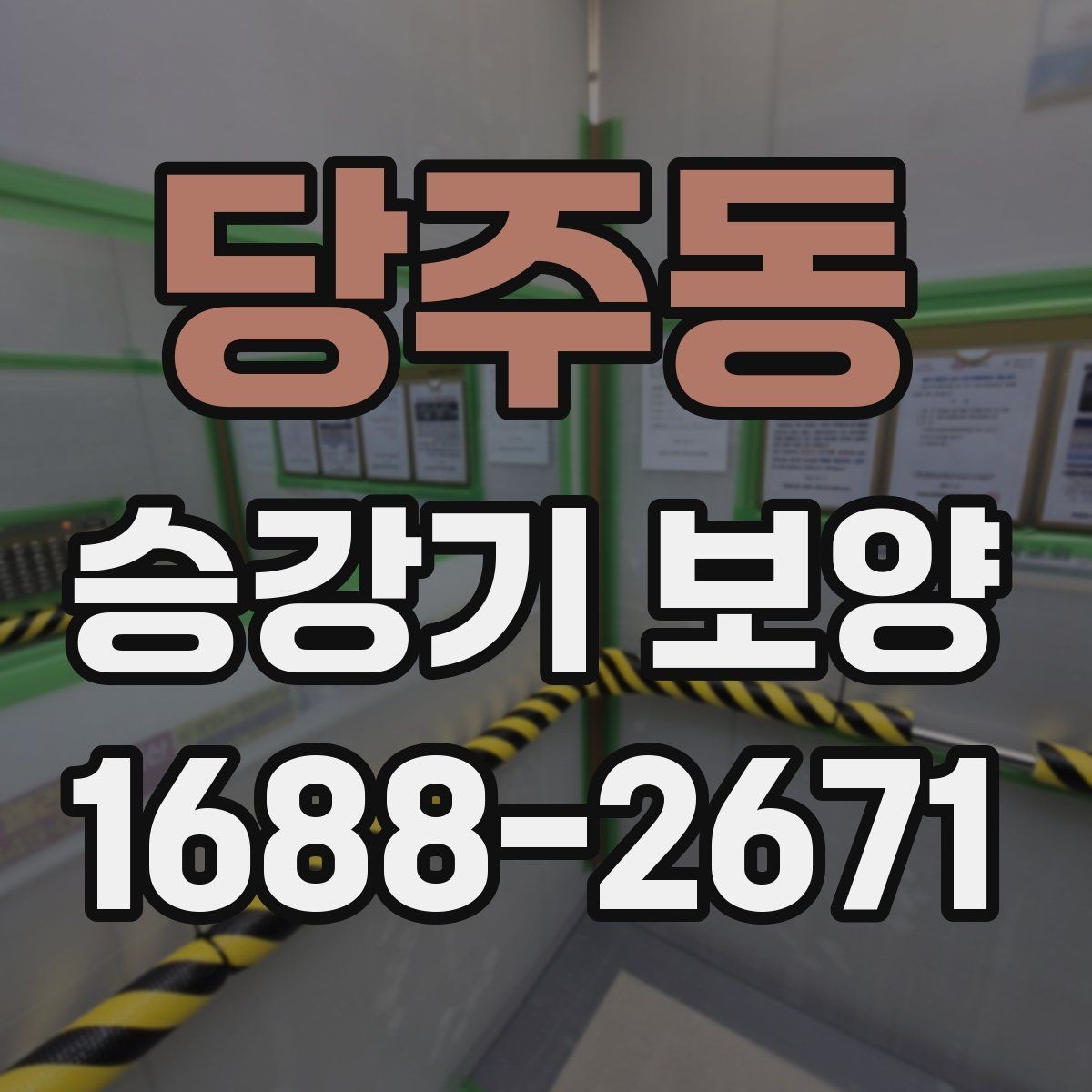 당주동 승강기 보양 관련 문의가 많은 내용 모음