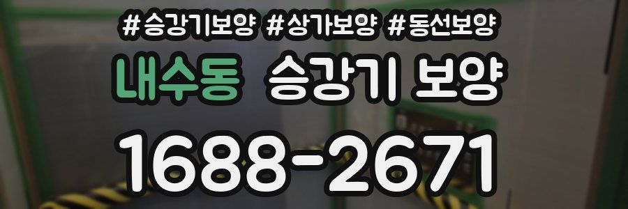 내수동 승강기 보양