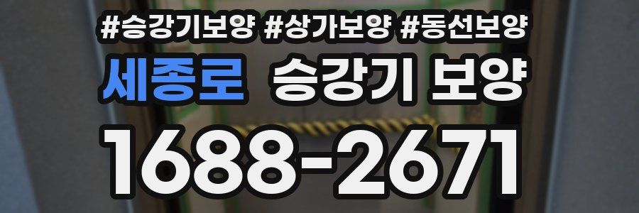 세종로 승강기 보양