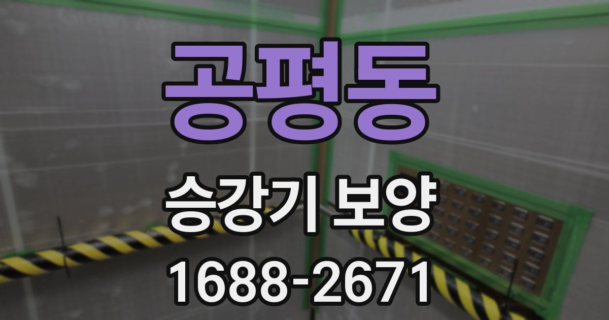 공평동 승강기 보양