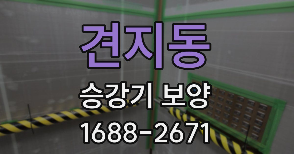 견지동 승강기 보양