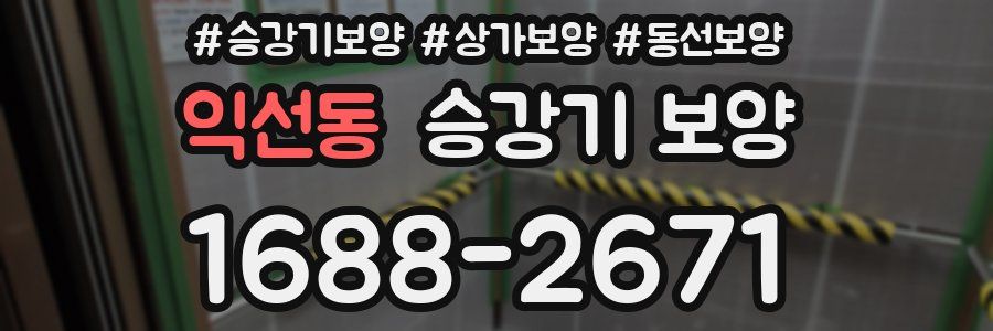 익선동 승강기 보양