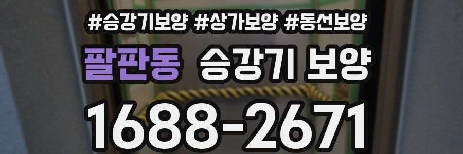 팔판동 승강기 보양
