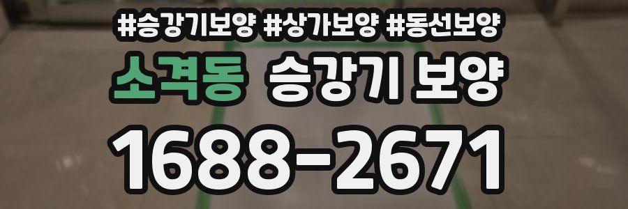 소격동 승강기 보양