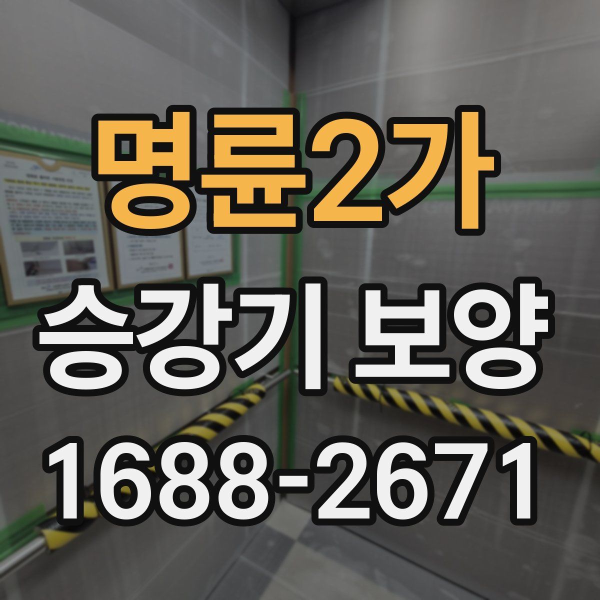명륜2가 승강기 보양