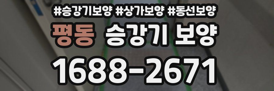 평동 승강기 보양