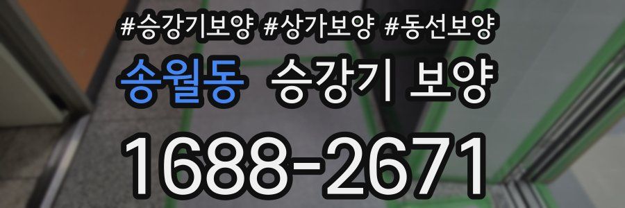 송월동 승강기 보양
