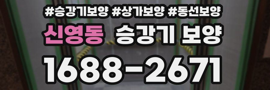 신영동 승강기 보양